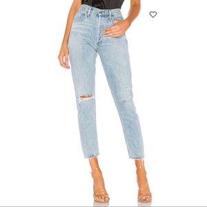 Agolde Jamie high rise jeans in Shakedown